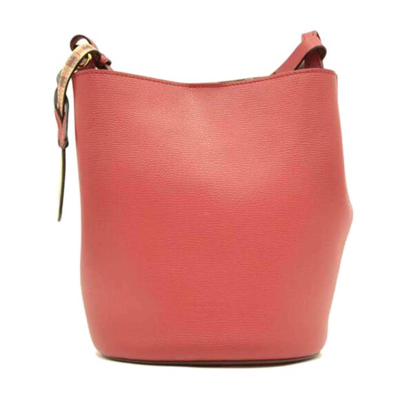 Burberry Handbags - Burberry Leather Hobo Shoulder Bag Red